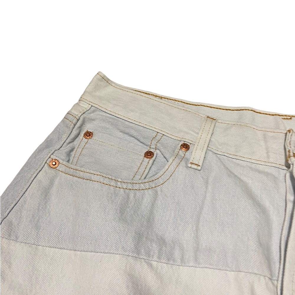 Levi's Premium Denim High Rise Patchwork Deconstr… - image 3